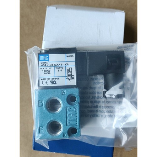 MAC电磁阀45A-BC1-DAAJ-1KA 全新原装进口，顺丰包邮