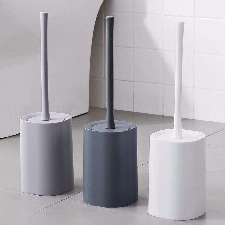 马桶刷防臭精品简约素色长柄洗