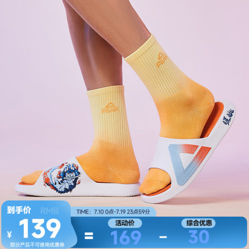 匹克态极经典运动拖鞋