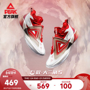 匹克态极大三角5篮球鞋男款冬季新品专业实战减震球鞋中帮运动鞋
