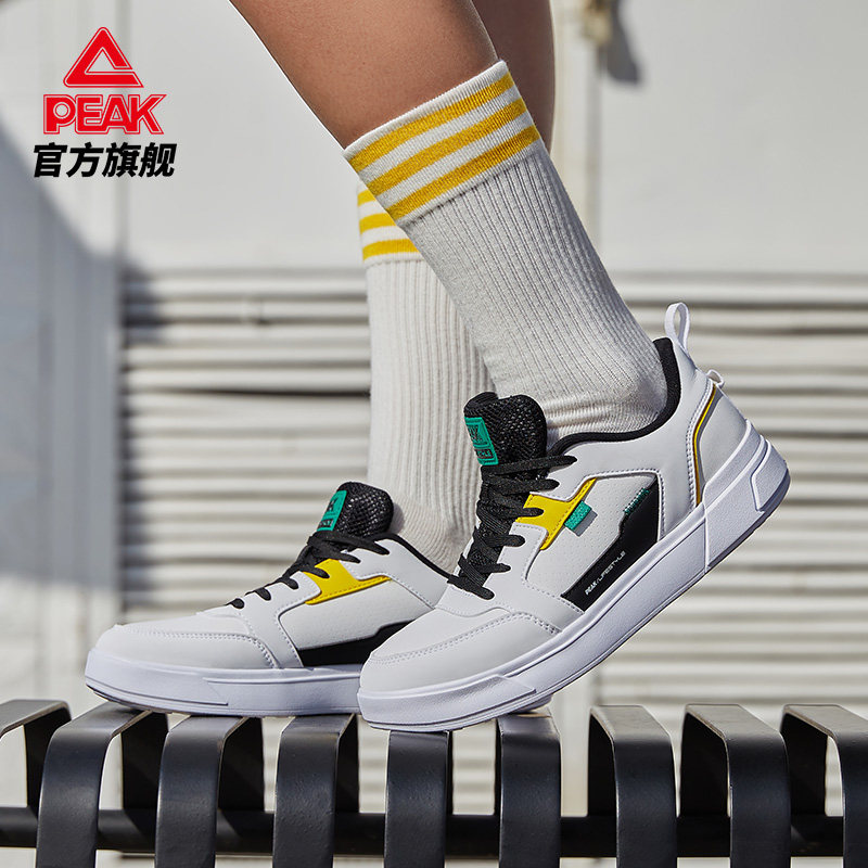 匹克板鞋夏季新款情侣款白色透气百搭运动鞋百搭小白鞋休闲鞋