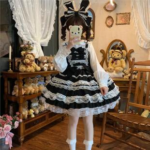 YoYo酱原创设计Lolita洋装doll感jsk吊带连衣裙夏季