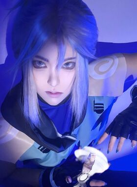 瓦罗兰特捷风cos服无畏契约cosplay全套服装jett婕提c服套装