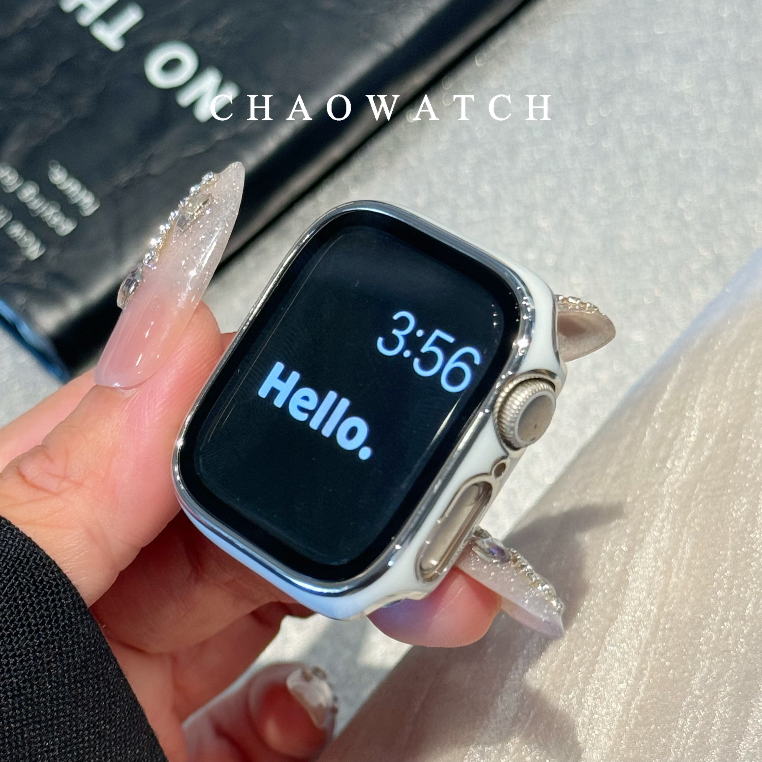 双色壳膜一体防摔适用于苹果手表s10保护壳apple女款iwatchs987代
