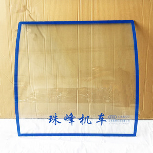 电动三四轮车前挡风钢化玻璃 DF581015双曲m5m6M11 鑫金力珠峰原装