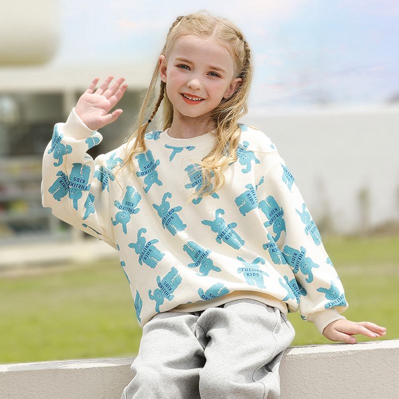 BINPAW女童柔软舒适卫衣