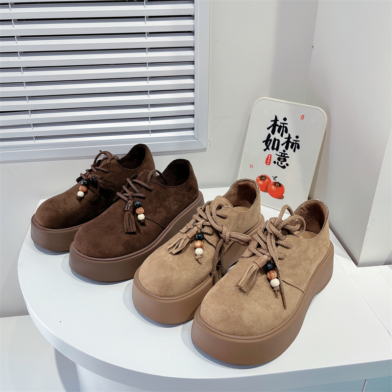 真皮牛皮!断码清仓女鞋厚底勃肯系带舒适百搭轻便透气秋款118-2