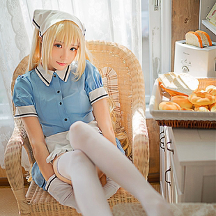 调教咖啡厅日向夏帆cos服女仆装 酒吧快餐工作服cosplay服 包邮