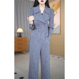 时尚春秋休闲两件套女2026年春季新款流行妈妈显瘦气质高级感套装