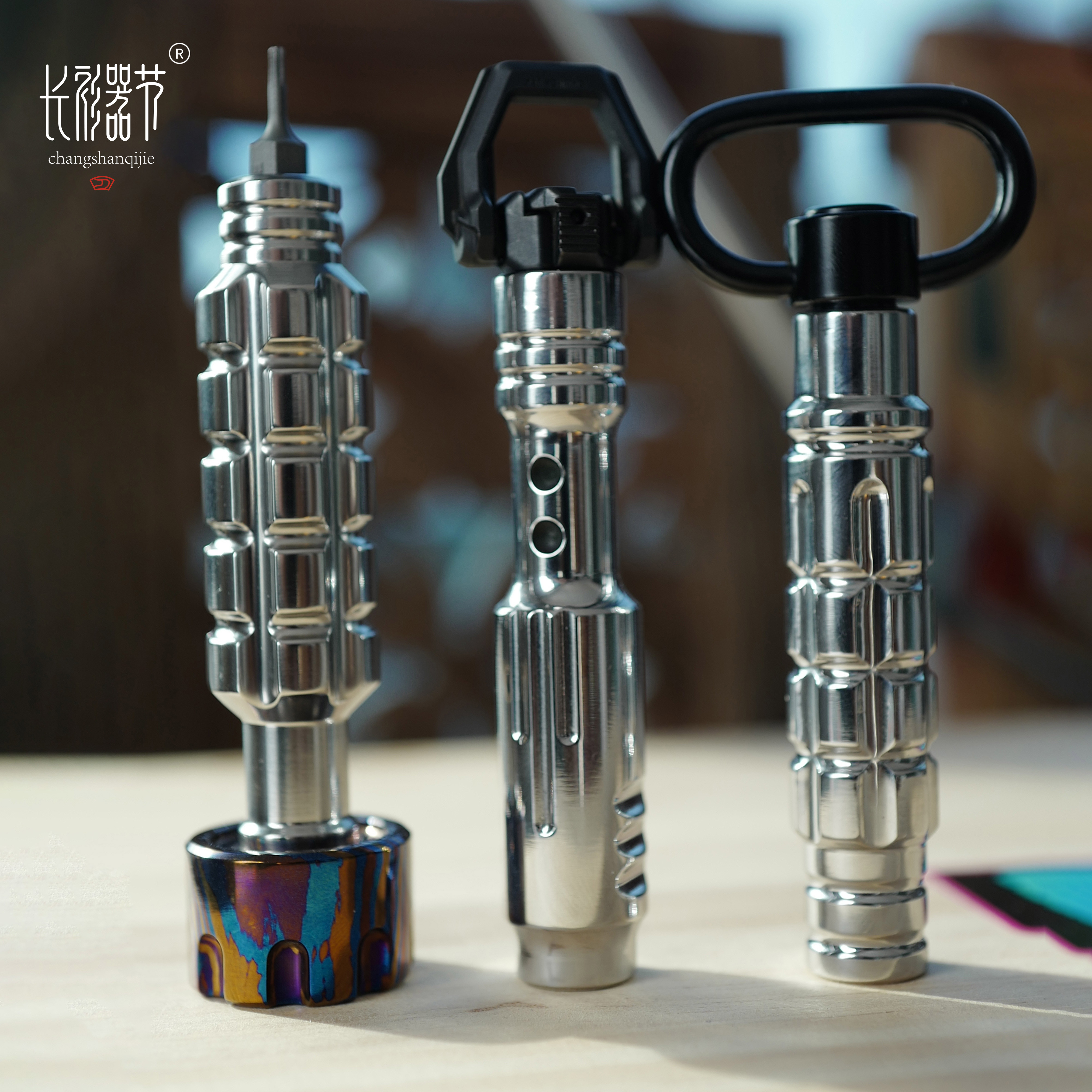 不锈钢螺丝刀通体M390多功能