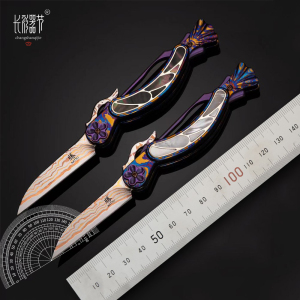 VG10刃珠贝柄翠鸟长衫器节进口
