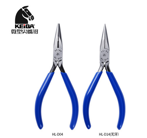 原装正品日本KEIBA 马牌 HL-D04/精密尖嘴钳 HL-D14/无牙尖咀钳