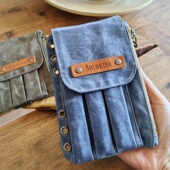 A5A6记事活页本可替换帆布内袋内芯 收纳册护照包卡册笔袋多功能