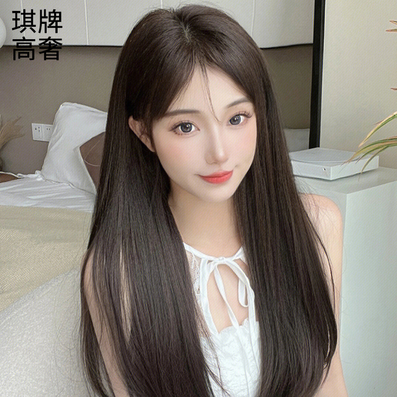 琪牌真人发丝高颅顶汉服长发