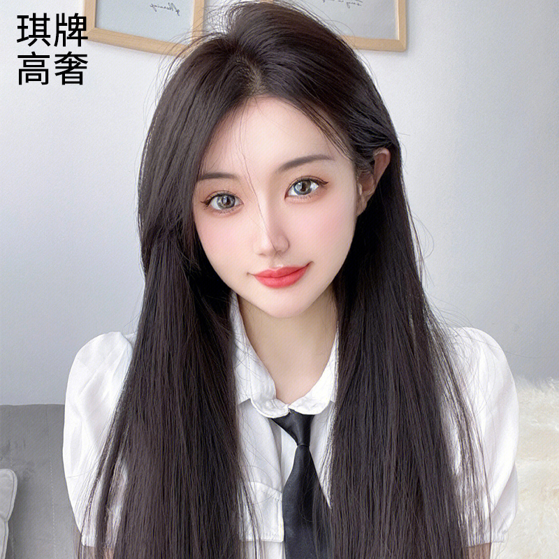 长直发轻薄隐形蓬松自然全头套