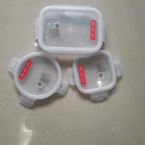 中国保鲜盒乐扣乐扣玻璃圆形盖子