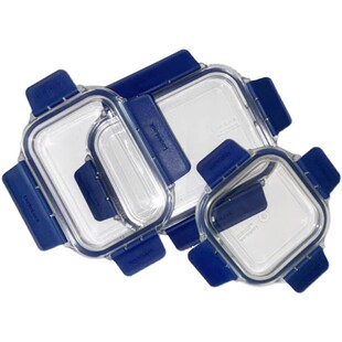 乐扣乐扣LBG系列玻璃保鲜盒微波炉饭便当盒盖子带硅胶密封圈配件