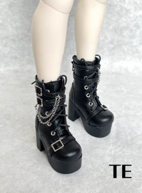 【TE BJD】4分女高跟鞋bjd娃娃鞋子魔岛振鹭mdd 大力力胖4肉四