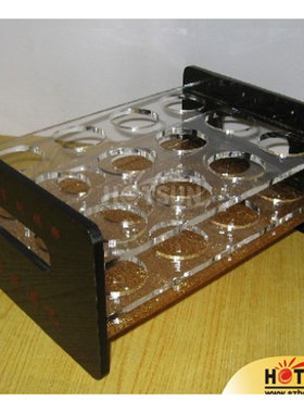 亚克力洋酒杯架一口子弹杯架烈酒黑色KTV酒吧酒杯托酒架定制