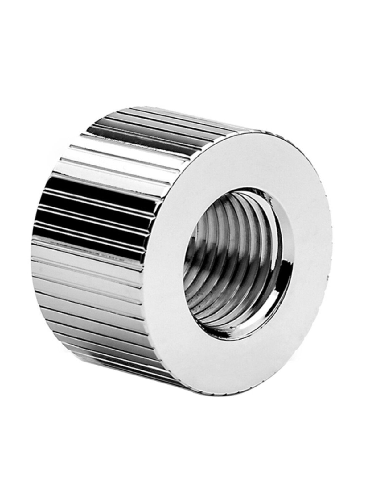 EK-QUANTUM TORQUE EXTENDER STATIC FF14 WATER-COOLED FEMALE THREAD-THROUGH BUTT FITTING
