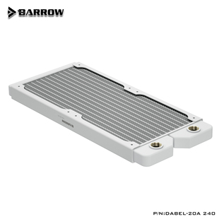 DIY电脑散热器 Barrow 20MM 20a 全新高密度单波紫铜水冷排 Dabel