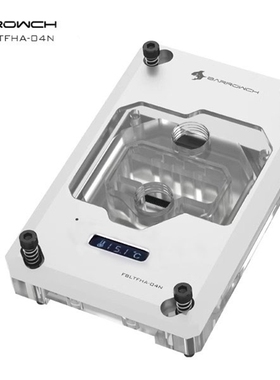 Bach特价测温数显CPU水冷头LGA1700/AM4/AM5/TR4 带灯FBLTFHA-04N