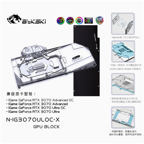 bykski显卡冷头RTX3090ti