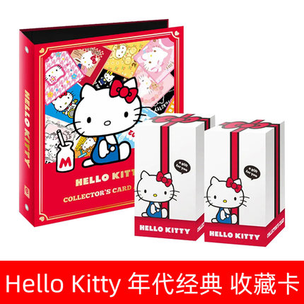 台湾正版HelloKitty年代经典收藏卡三丽鸥官方授权卡套桌垫