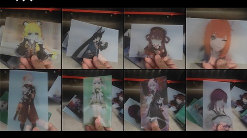 50帧序列三维立体仿全息裸眼3d光栅卡定制 仿looking glass