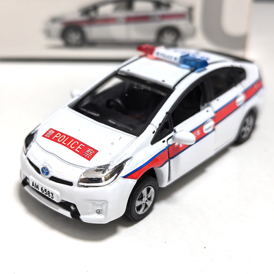 香港警车模型摆件微影合金164