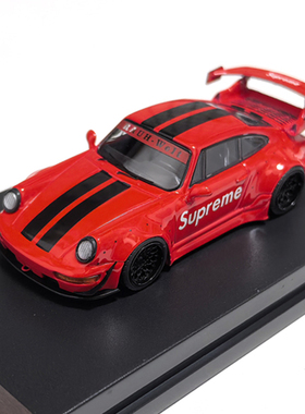 保时捷964宽体RWB合金静态汽车模型1:64比例 PORSCHE收藏摆件