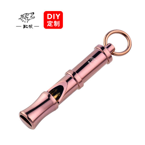 北狼户外求生哨子纯铜金属儿童救生便携野营口哨消防应急装备0627 - 封面