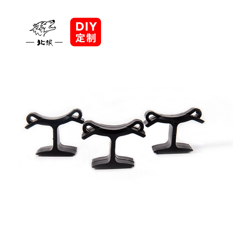 北狼裁判口哨专用手指夹篮足球运动比赛专业PVC树脂定位指夹/013