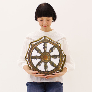 日本芬理希梦寺部重轮宝光背重轮光环暖手垫午睡枕抱枕可抱可枕