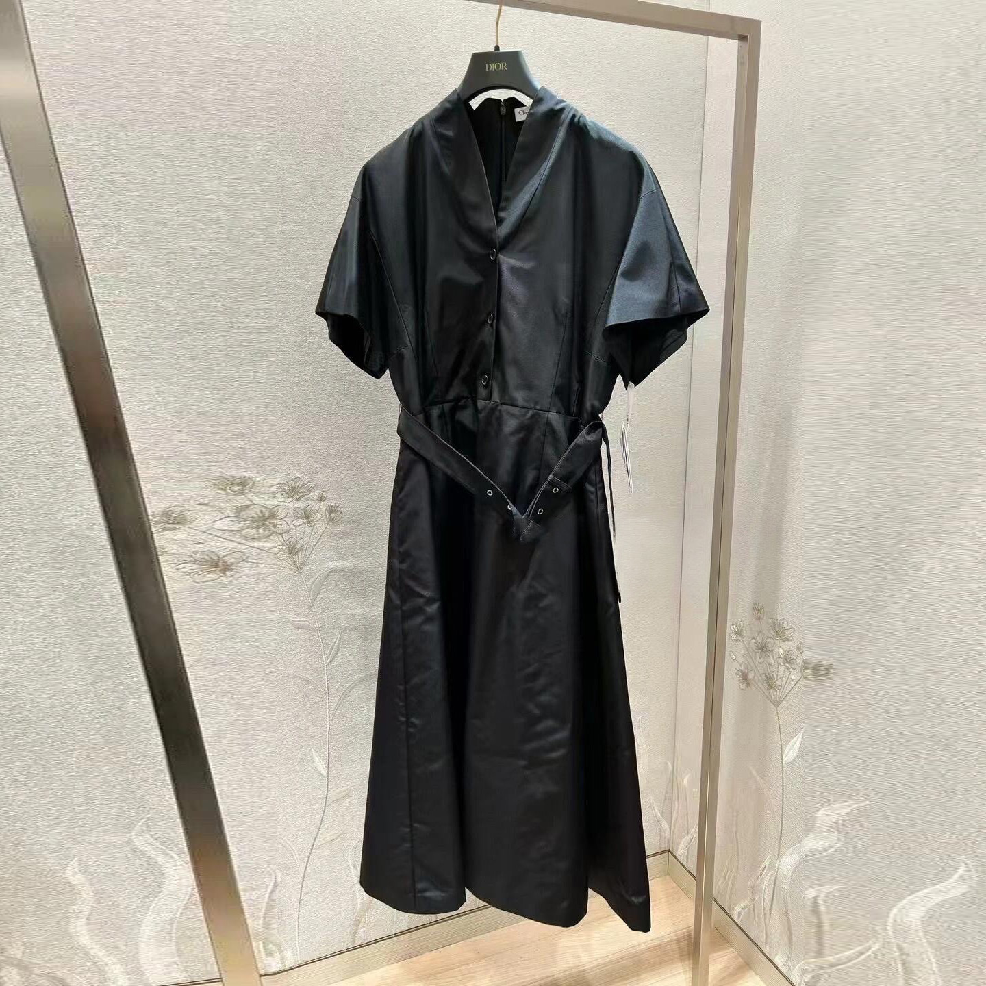 法式优雅高定黑色连衣裙