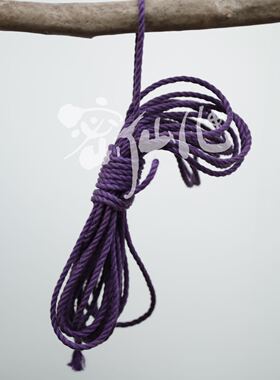 捆绑密仙儿手工KB情趣BDSM装饰麻绳黄麻深紫色紫色麻绳绑扎麻绳