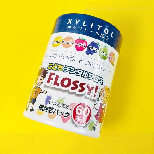 FLOSSY儿童牙线60枚独立包装