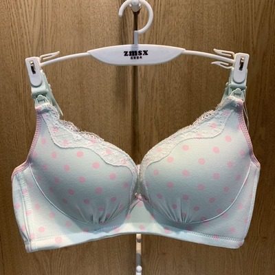 真美善秀纯棉上开扣哺乳孕产内衣