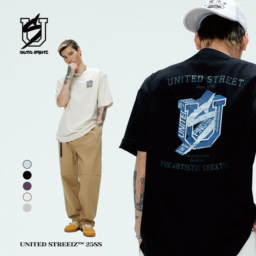 US立体logo短袖凉感T恤