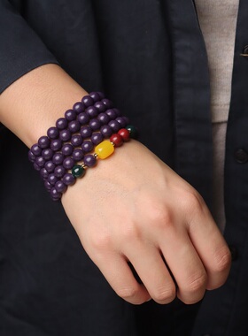紫气东来多圈手串非遗五行合香珠