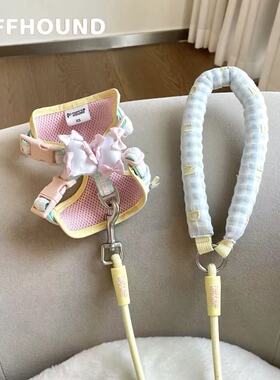 tuffhound它愿狗狗牵引绳背心式猫咪狗绳子小型犬胸背带小狗胸背