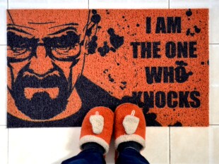 【清仓】绝命毒师周边 breaking bad美式复古防水防尘pvc丝圈地垫