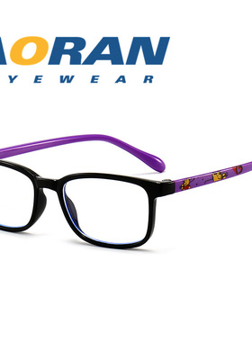 AORAN儿童防蓝光手机小孩平光护目女辐射抗疲劳近视眼镜儿童款