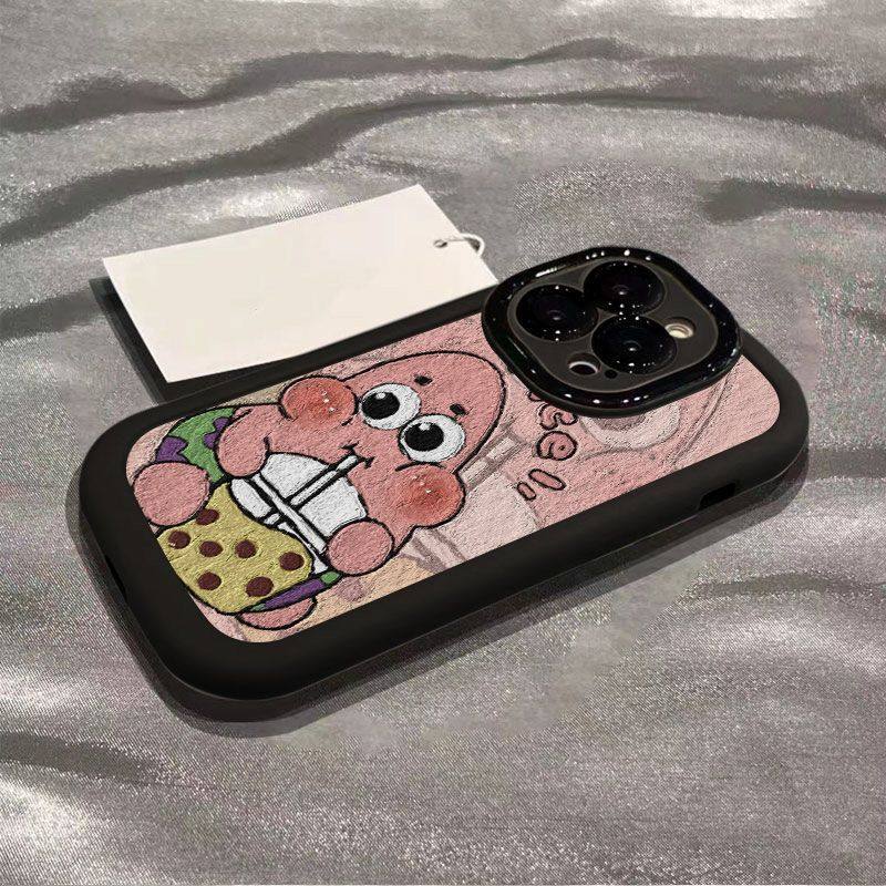 派大星奶茶适用苹果15手机壳iPhone17全包新款13pro硅胶12软壳x,个性定制/设计服务/DIY,手机壳/保护套定制,淘宝优惠券,粉丝福利购,淘宝优惠卷