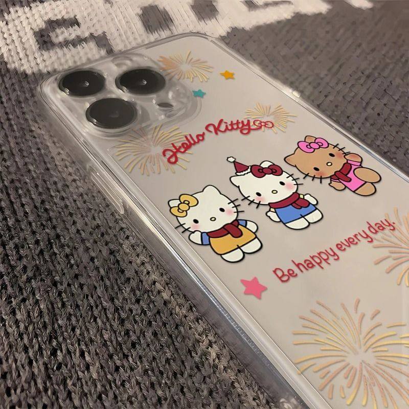 烟花三只kt适用苹果17PROMAX手机壳iPhone16防摔15新款13软壳12/x,个性定制/设计服务/DIY,手机壳/保护套定制,淘宝优惠券,粉丝福利购,淘宝优惠卷