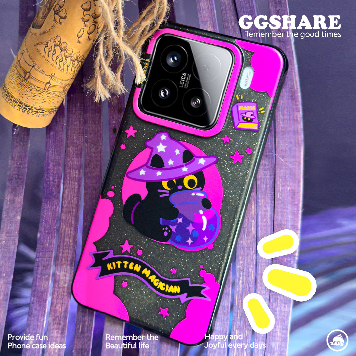 寄居蟹原创魔法喵适用小米15ultra手机壳护士猫14pro保护套带支架,个性定制/设计服务/DIY,手机壳/保护套定制,淘宝优惠券,粉丝福利购,淘宝优惠卷