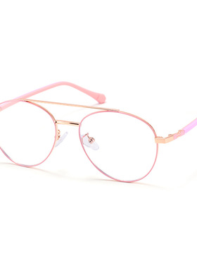 新款防蓝光辐射近视眼镜架男女童儿童小孩可配镜平光镜 YQL63013