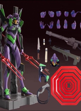 新世纪合金EVA初号机紫螳螂暴走福音战士山口式关节可动模型手办