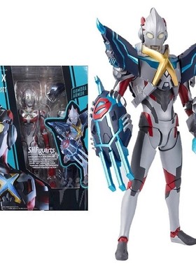 SHF艾克斯超越形态 埃克斯超人X 哥莫拉装甲套装可动模型手办玩具