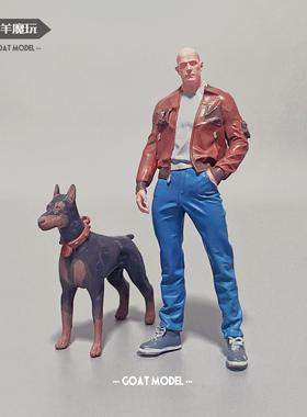 1比18人偶汽车摩托车模型场景微缩手办兵人礼物电影系列杰森